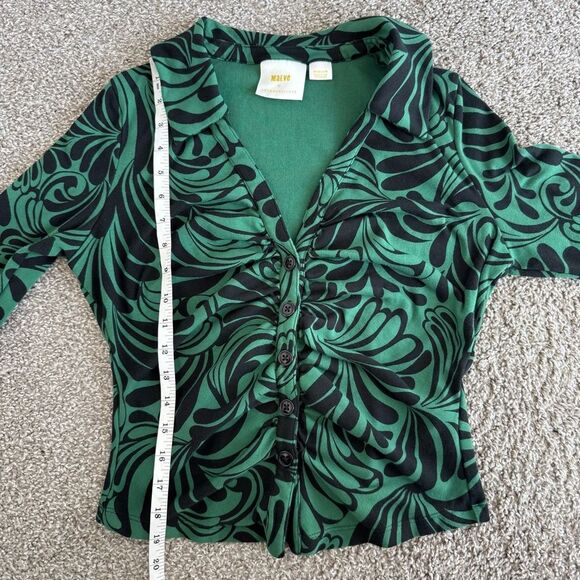 ANTHROPOLOGIE | button front printed longsleeve - Picture 10 of 10